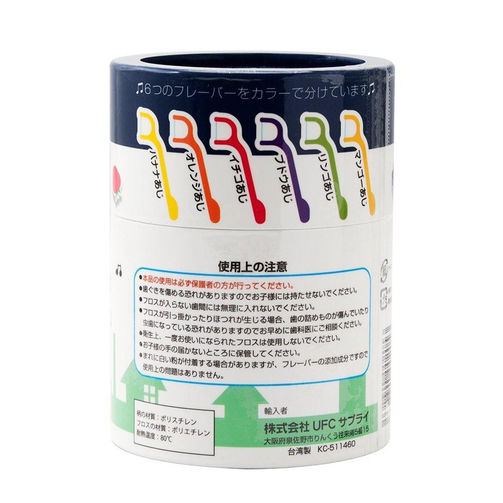 [MBB🇯🇵現貨附發票]日本XYLITOL FLOSSY 木醣醇水果味兒童牙線 60支入 個別包裝  阿卡將 兒童牙線-細節圖5