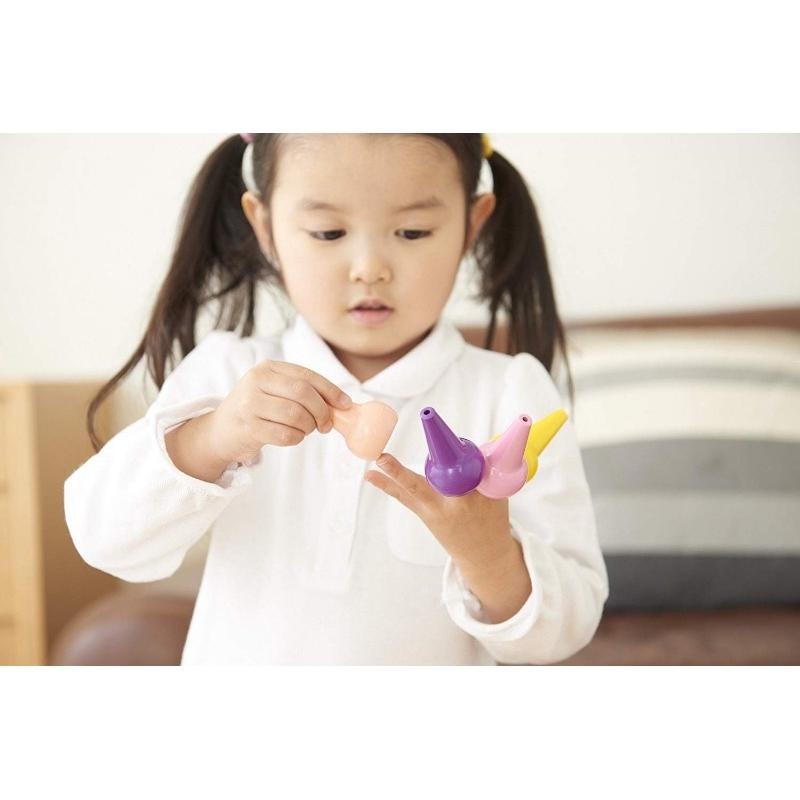 [MBB🇯🇵現貨附發票]日本AOZORA Baby color兒童安全無毒蠟筆 幼兒蠟筆 12色 6色 馬卡龍 積木蠟筆-細節圖3