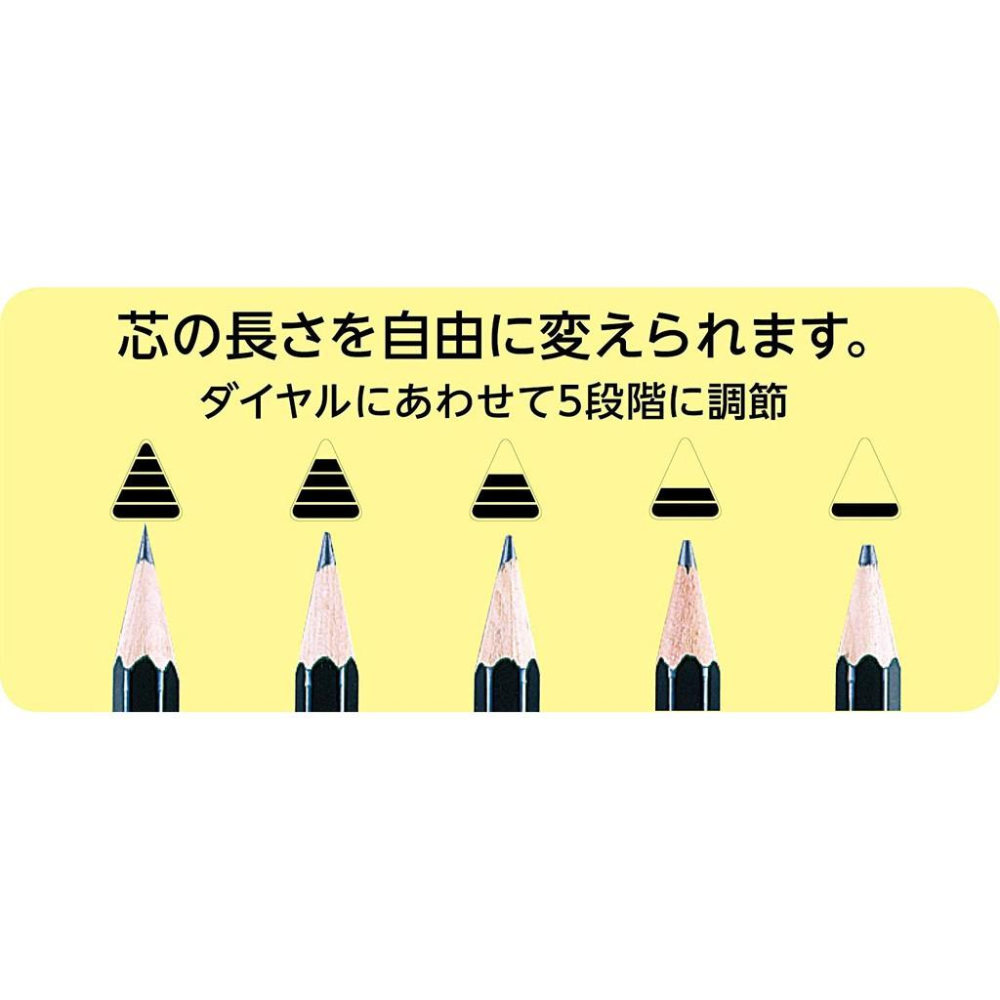 [MBB🇯🇵現貨附發票]日本KUTSUWA STAD KZOOL 攜帶型五段式削鉛筆機 日本製 削筆器 便攜 筆芯長度-細節圖3