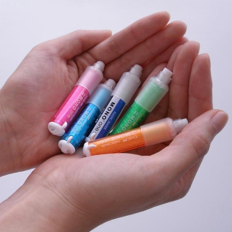 [MBB🇯🇵現貨附發票]日本蜻蜓牌 TOMBOW MONO one 旋轉橡皮擦  補充替芯 擦子 擦布 迷你橡皮擦-細節圖2