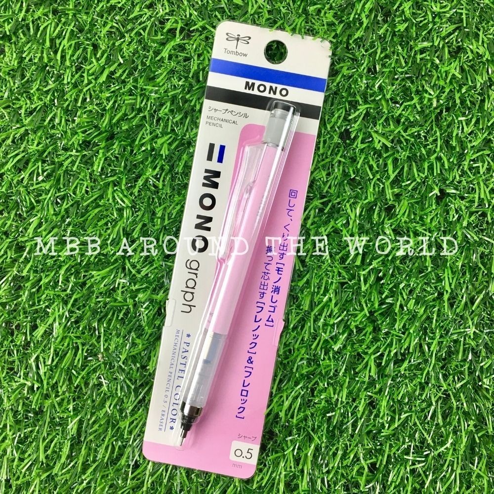 [MBB🇯🇵現貨附發票]日本Tombow蜻蜓 MONO Graph 粉彩0.5自動鉛筆 自動筆 文具控必備 搖搖筆-規格圖6