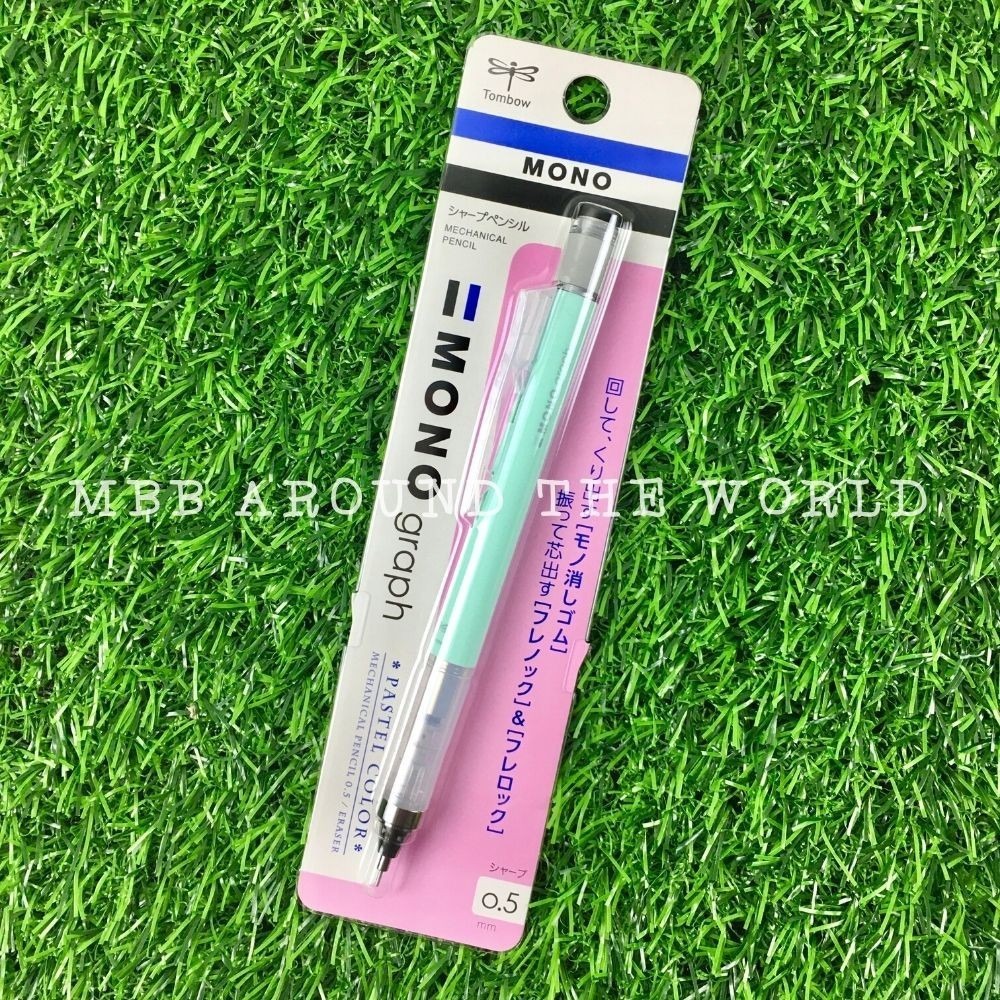 [MBB🇯🇵現貨附發票]日本Tombow蜻蜓 MONO Graph 粉彩0.5自動鉛筆 自動筆 文具控必備 搖搖筆-規格圖6