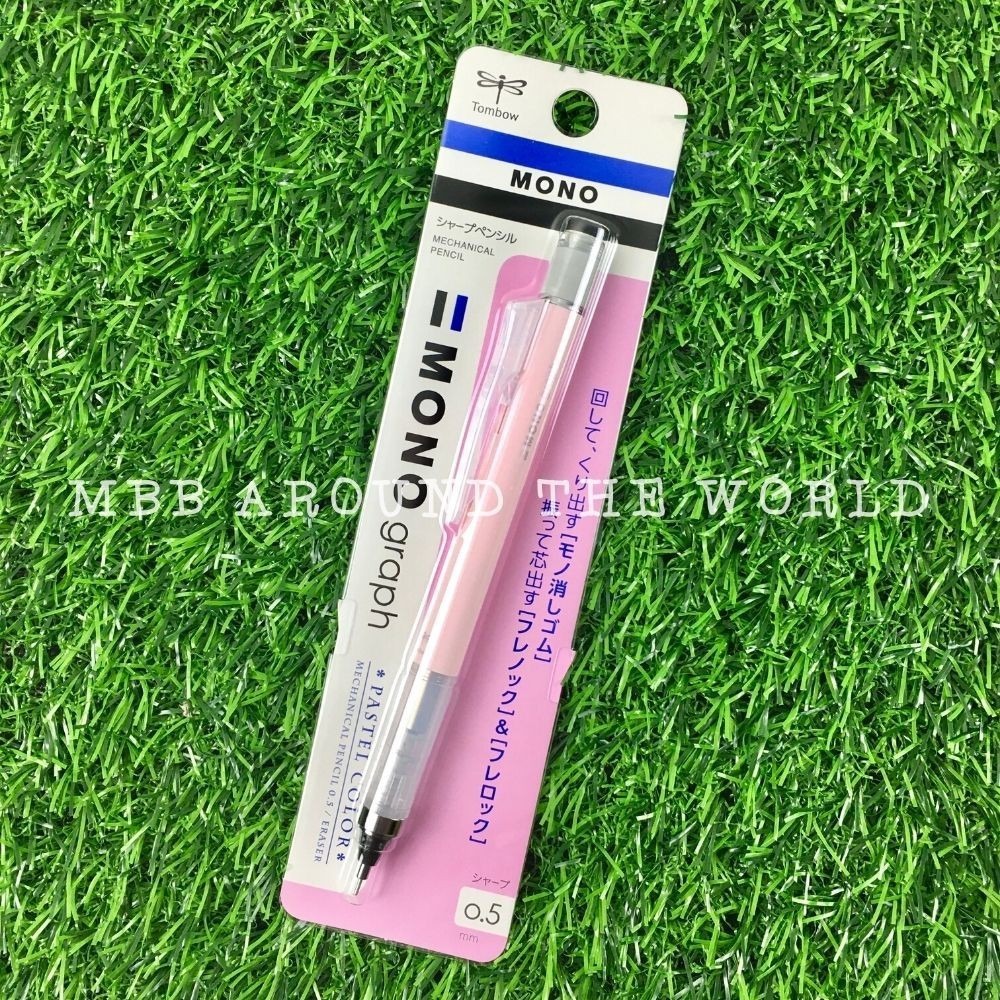 [MBB🇯🇵現貨附發票]日本Tombow蜻蜓 MONO Graph 粉彩0.5自動鉛筆 自動筆 文具控必備 搖搖筆-規格圖6