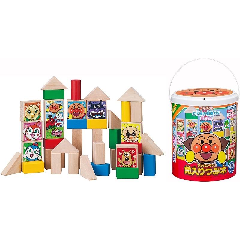 [MBB🇯🇵現貨附發票]日本 麵包超人 4in1玩具超值包 積木 響板 5號球 桌遊 UFO ANPANMAN 生日禮物-細節圖5