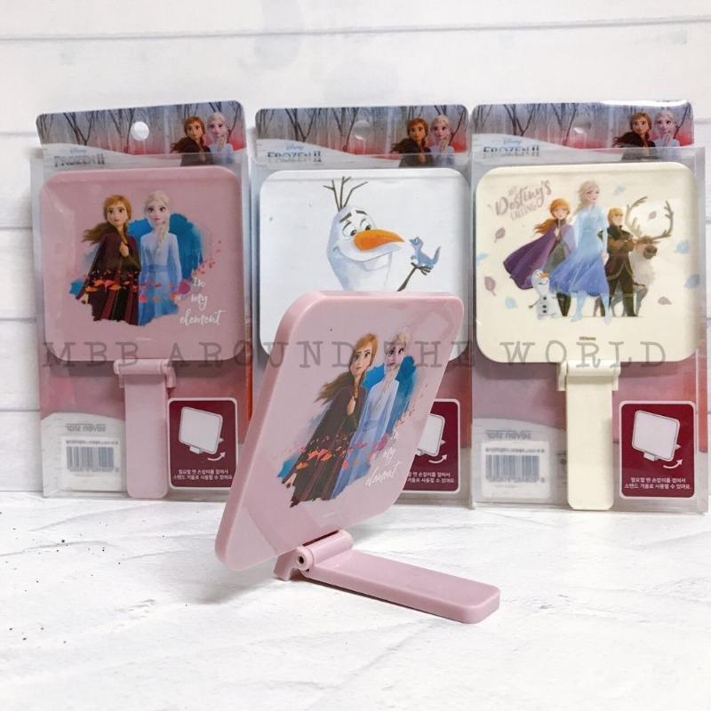 [MBB🇰🇷現貨附發票]韓國冰雪奇緣折疊立鏡 手拿鏡 Elsa 雪寶 艾莎 隨身鏡-細節圖2
