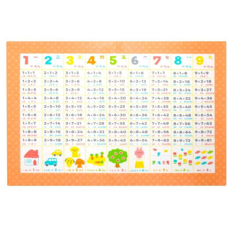 九九乘法(橘)