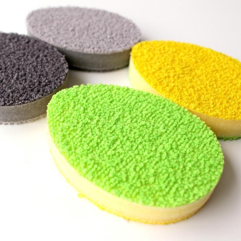 [MBB🇯🇵現貨附發票]日本MARNA雙面超強去茶垢蛋型菜瓜布(二枚入) 海綿 食器用 水垢-細節圖2