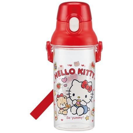 [MBB🇯🇵現貨附發票]日本Skater KITTY 透明直飲水壺 480ml PSB5TR HELLO KITTY-細節圖2