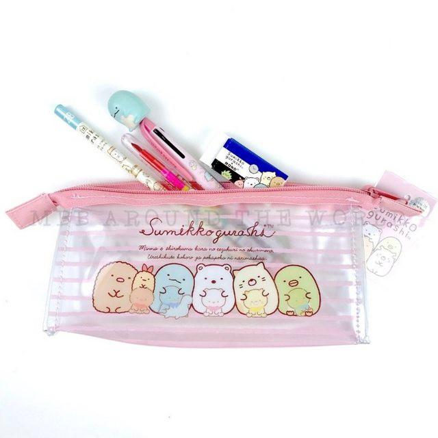 [MBB🇹🇼現貨附發票]台灣 角落生物 透明三角筆袋A 角落小夥伴 鉛筆盒 收納袋 立體筆袋 SGCA62-細節圖5