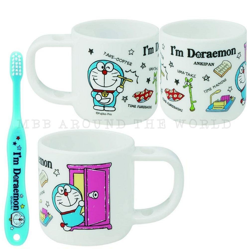 [MBB🇯🇵現貨附發票]日本 Skater 牙刷杯組 附3-5y牙刷 漱口杯 幼兒牙刷 KTB5-規格圖6