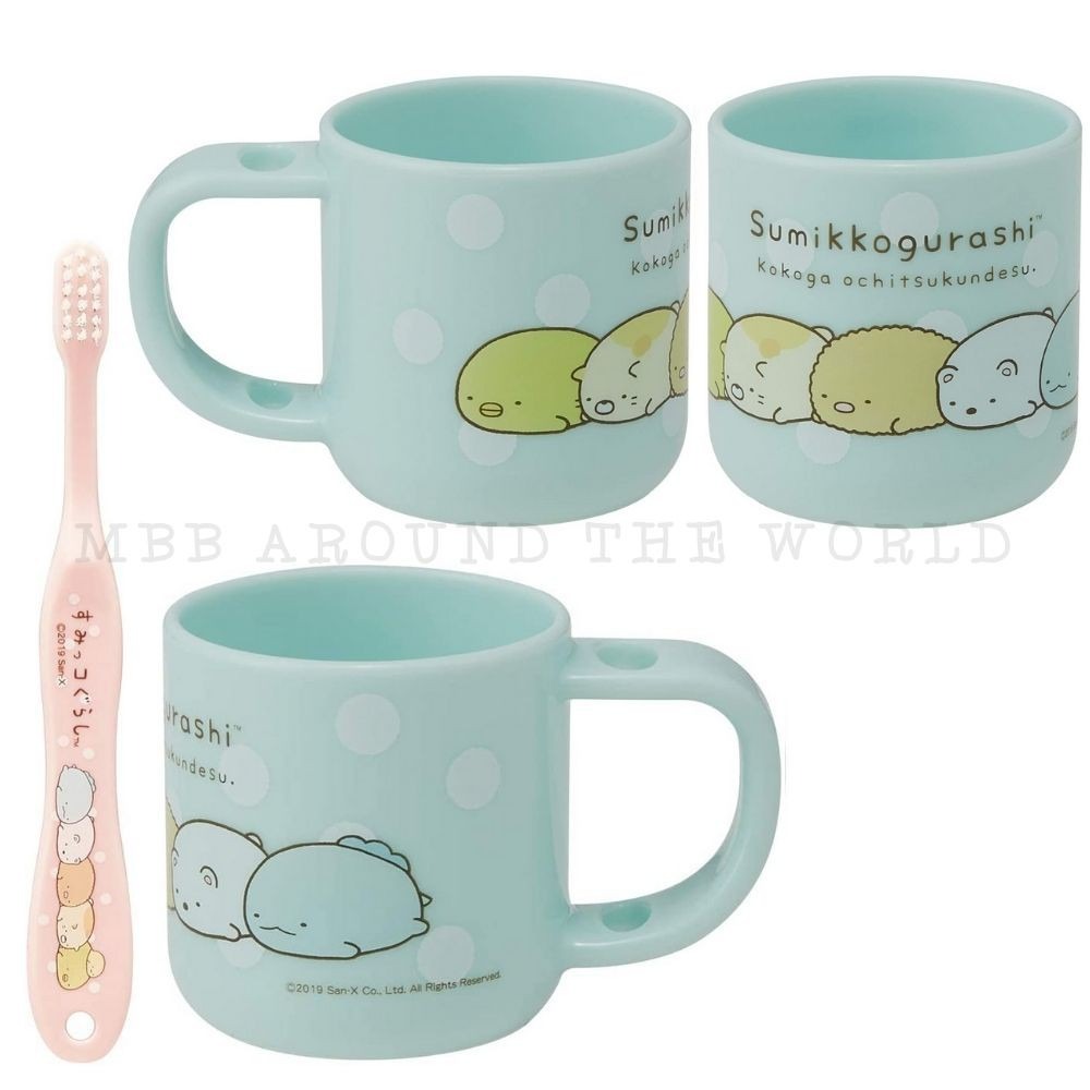 [MBB🇯🇵現貨附發票]日本 Skater 牙刷杯組 附3-5y牙刷 漱口杯 幼兒牙刷 KTB5-規格圖6