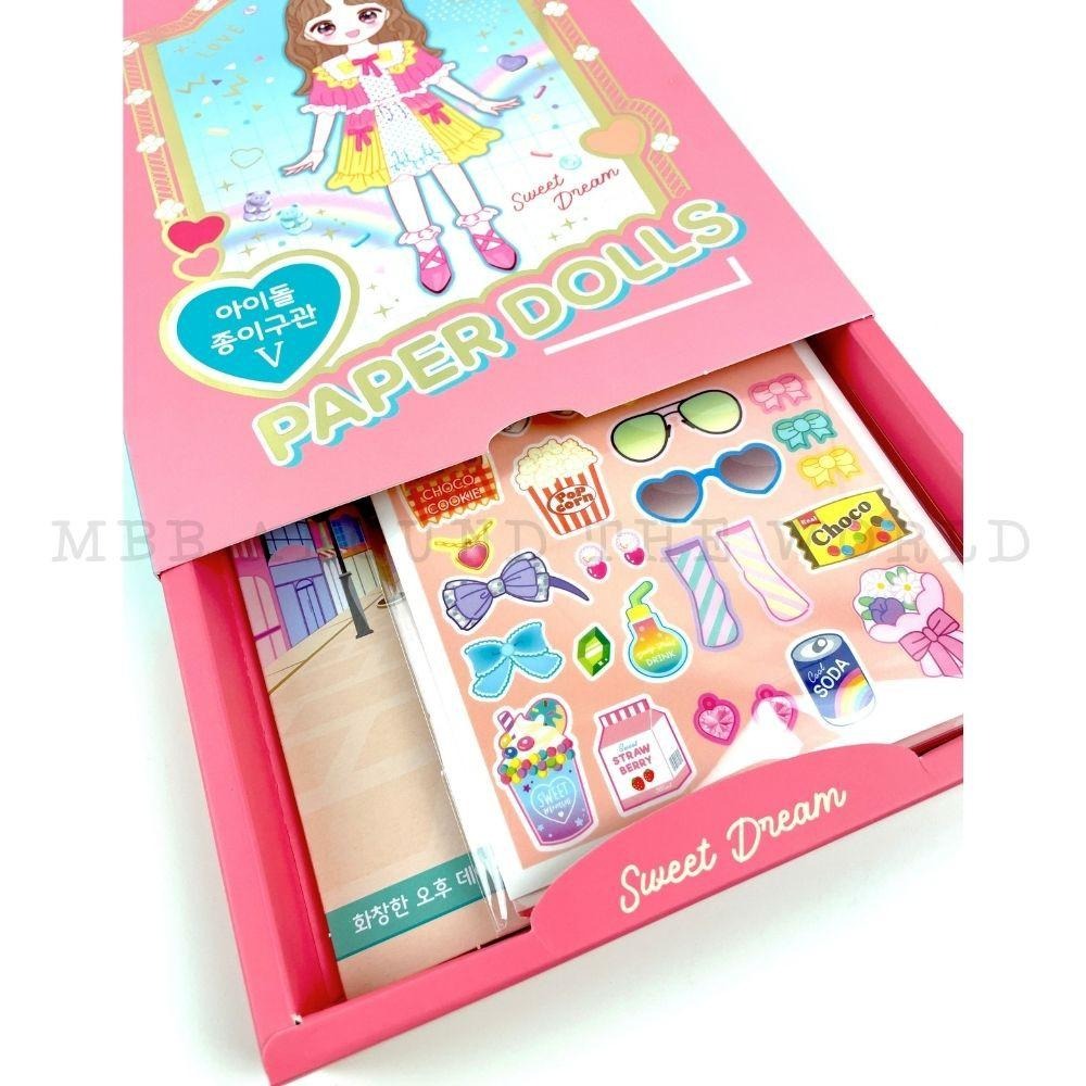 [MBB🇰🇷現貨附發票]韓國 紙娃娃變裝派對 紙偶 搭配 遊戲書-細節圖2