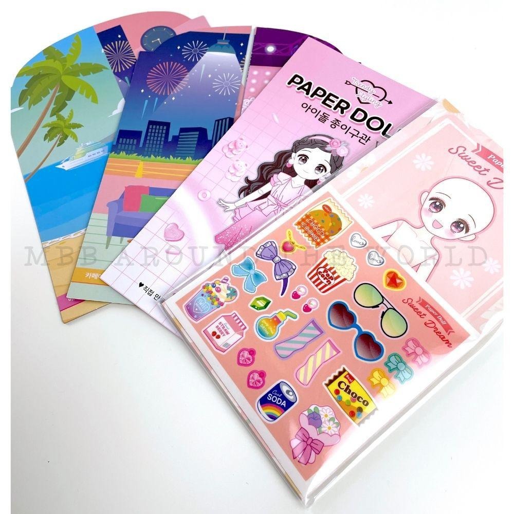 [MBB🇰🇷現貨附發票]韓國 紙娃娃變裝派對 紙偶 搭配 遊戲書-細節圖6