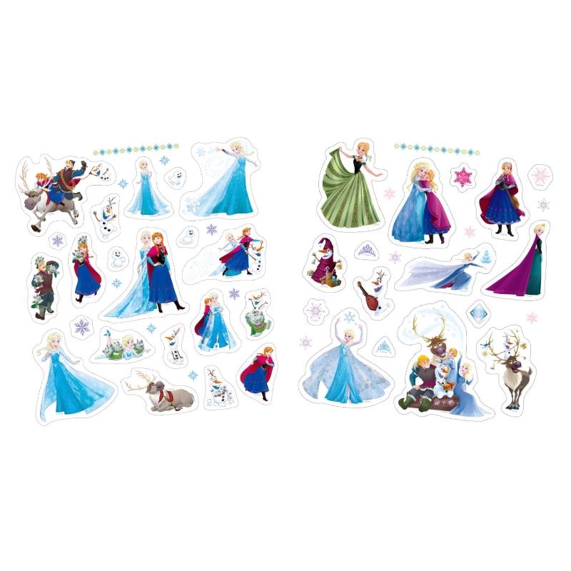 [MBB🇰🇷現貨附發票]韓國迪士尼可重複貼貼紙 冰雪奇緣 公主 貼紙書 Elsa-細節圖4