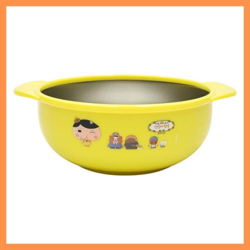 [MBB🇰🇷現貨附發票]韓國 屁屁偵探 不鏽鋼防燙餐碗 兒童餐具 隔熱餐碗 兒童碗
