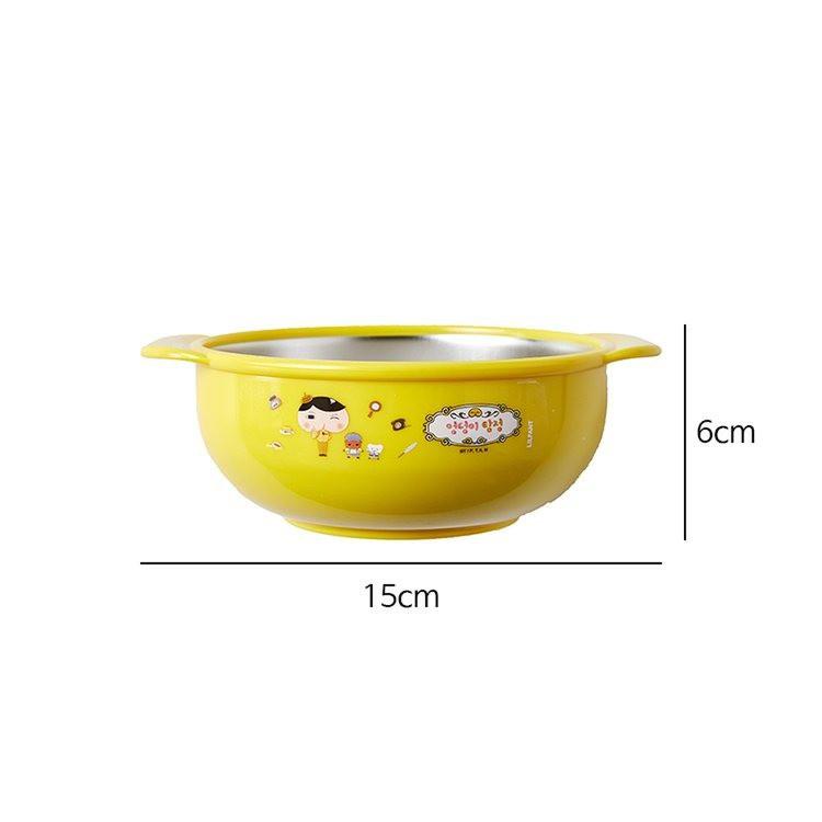 [MBB🇰🇷現貨附發票]韓國 屁屁偵探 不鏽鋼防燙餐碗 兒童餐具 隔熱餐碗 兒童碗-細節圖4