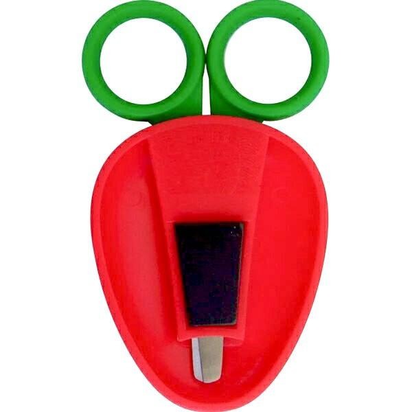 [MBB🇯🇵現貨開發]日本超可愛水果小剪刀 附磁鐵可貼冰箱 磁吸 辦公室吸鐵小剪刀-細節圖3