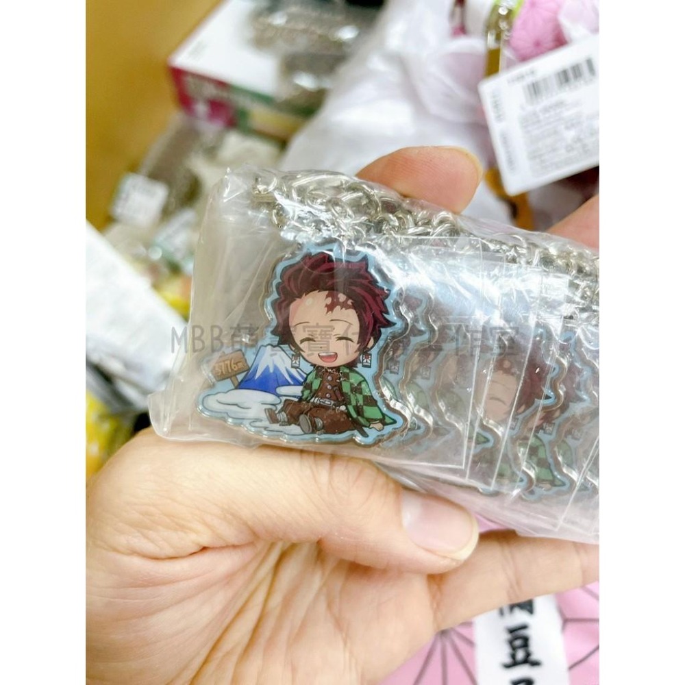 [MBB🇯🇵現貨附發票]日本 鬼滅之刃 富士山 限定 金屬鑰匙圈 吊飾-細節圖4