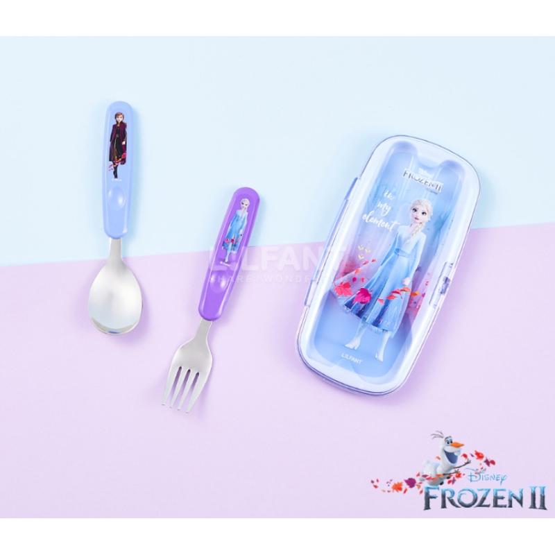 [MBB🇰🇷現貨附發票]韓國FROZEN冰雪奇緣叉匙盒 兒童餐具 餐具收納盒 湯匙 叉子-細節圖5