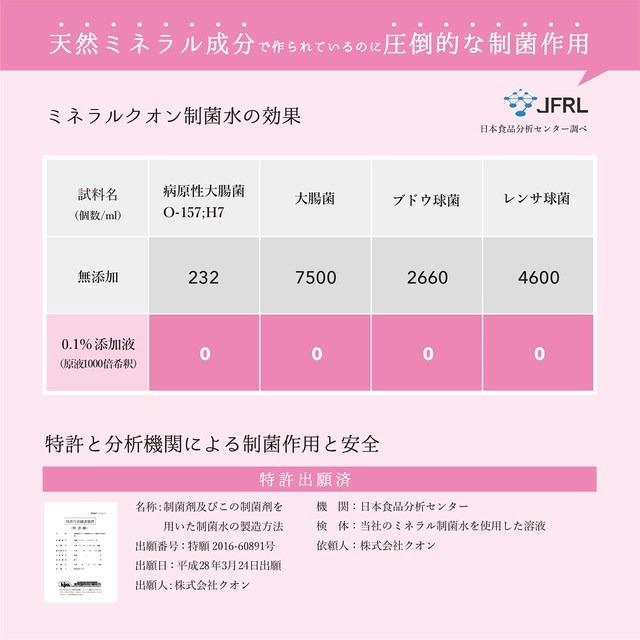 [MBB🇯🇵現貨附發票]日本製Mineral Quon Baby制菌噴霧300ml 嬰兒適用 制菌水 抗菌 玩具消毒-細節圖3