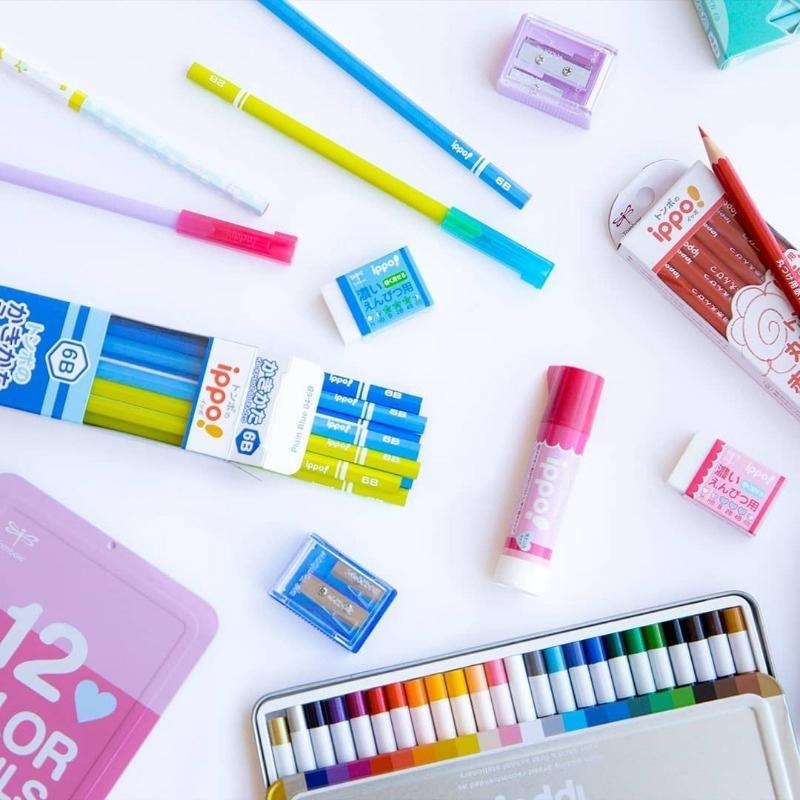 [MBB🇯🇵現貨附發票]日本 TOMBOW蜻蜓牌ippo!學生鉛筆 B 2B 三角 六角 可刻姓名 一步 兒童鉛筆-細節圖3