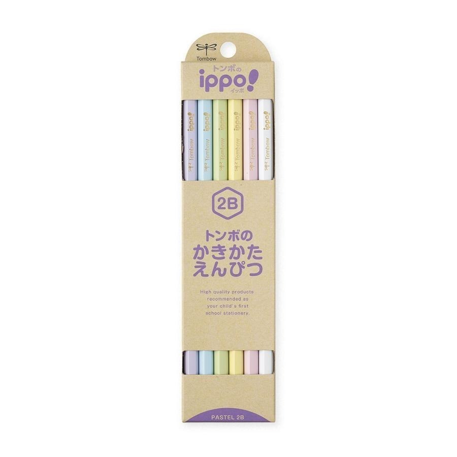 [MBB🇯🇵現貨附發票]日本 TOMBOW蜻蜓牌ippo!學生鉛筆 B 2B 三角 六角 可刻姓名 一步 兒童鉛筆-規格圖8