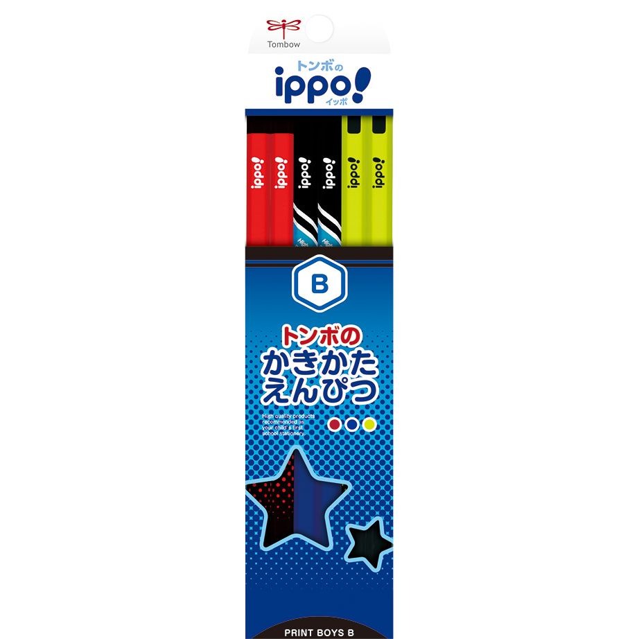 [MBB🇯🇵現貨附發票]日本 TOMBOW蜻蜓牌ippo!學生鉛筆 B 2B 三角 六角 可刻姓名 一步 兒童鉛筆-規格圖8