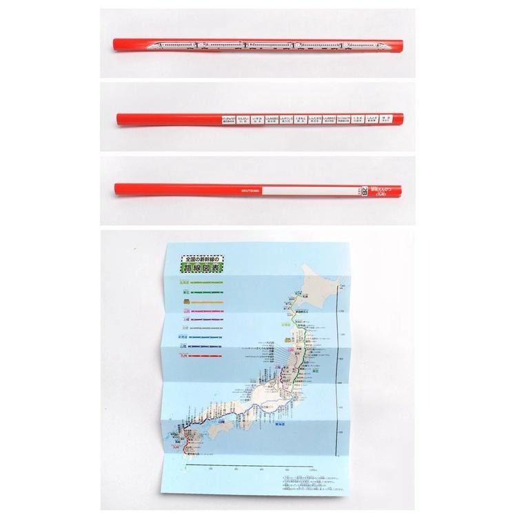 [MBB🇯🇵現貨附發票]日本 KUTSUWA 新幹線三角鉛筆 2B 12支入 新幹線 鐵道 兒童鉛筆 可刻姓名 刻字-細節圖4