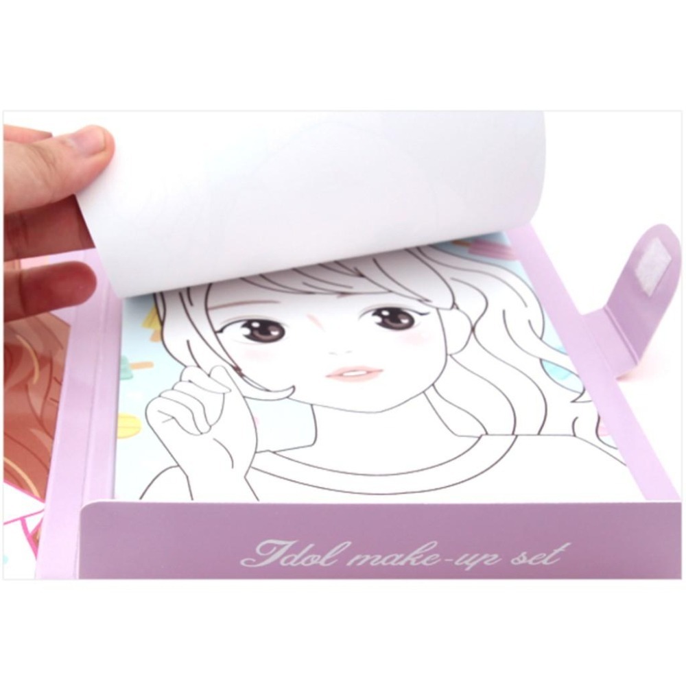 [MBB🇰🇷現貨附發票]韓國 紙上化妝派對 遊戲書 化妝書 造型書-細節圖5