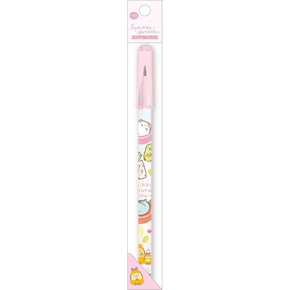 [MBB🇹🇼現貨附發票]台灣製 角落生物 圓型免削鉛筆  附筆蓋 正版授權 角落小夥伴 小學生文具 火箭鉛筆-規格圖5