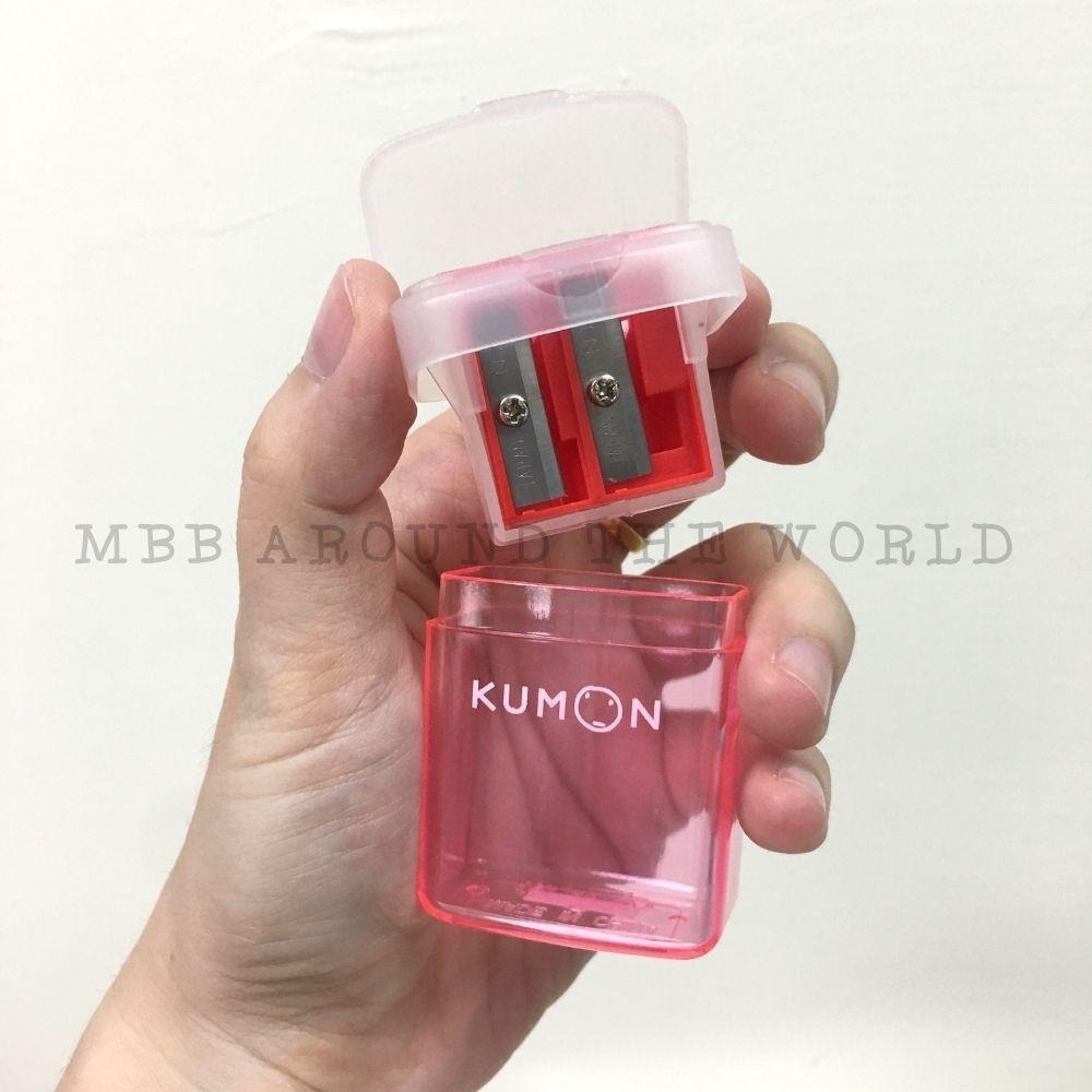 [MBB🇯🇵現貨附發票]日本 KUMON 功文雙孔削筆器 公文 削筆機 削鉛筆機 削鉛筆器-細節圖2