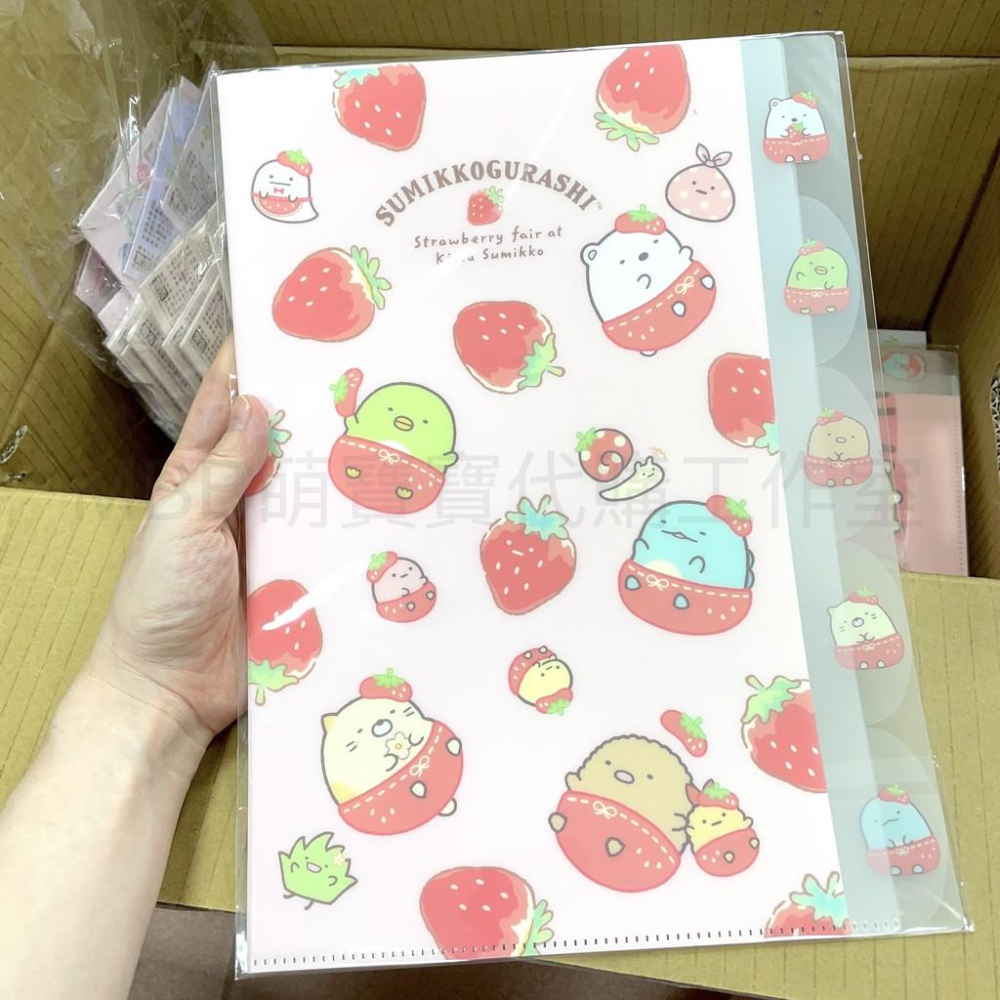 [MBB🇹🇼現貨附發票]台灣 角落生物 5入L型書夾 F SGDA30 角落小夥伴 L夾 5層L夾 資料夾 分類資料夾-細節圖2