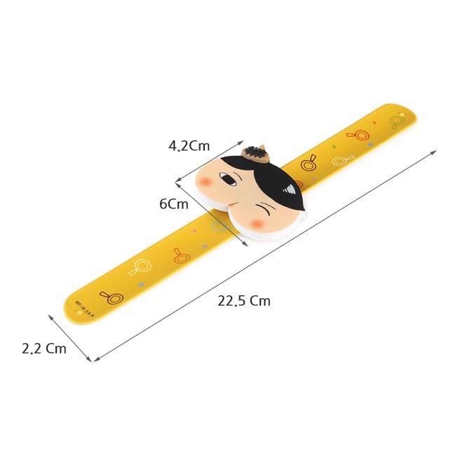 [MBB🇰🇷現貨附發票]韓國 屁屁偵探手錶 啪啪錶帶 魔術手錶 兒童手錶 電子錶 卷卷錶-細節圖6