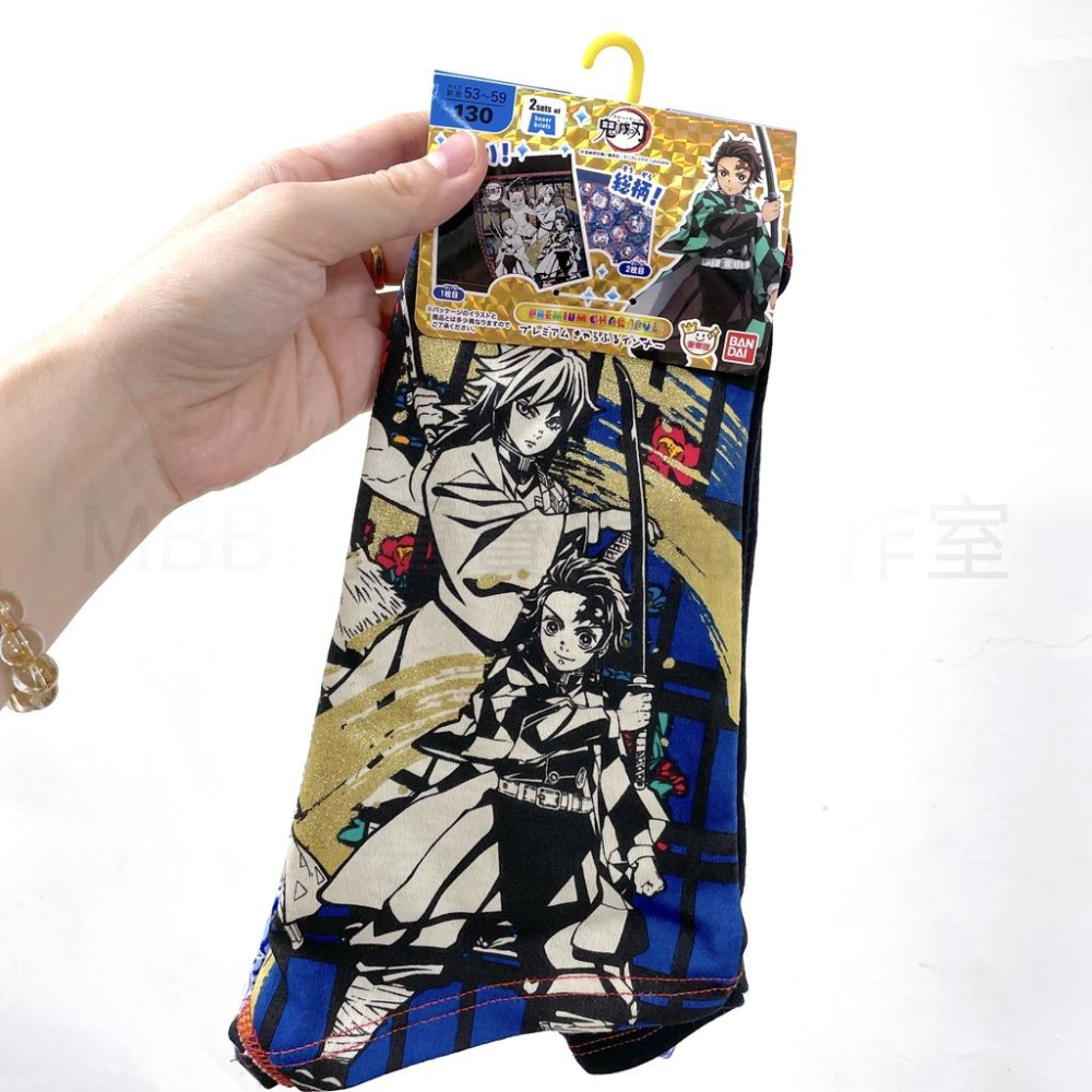 [MBB🇯🇵現貨附發票]日本 BANDAI鬼滅之刃兒童全封式四角褲 內褲 無開襠 四角內褲-細節圖4