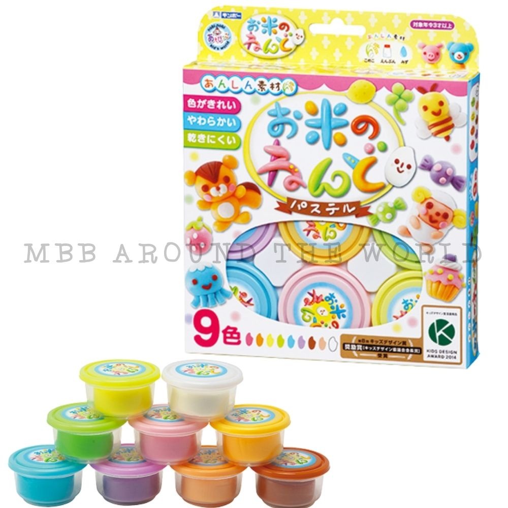 [MBB🇯🇵現貨附發票]日本 銀鳥Gincho 無毒純米黏土 9色 12色 米黏土-規格圖3