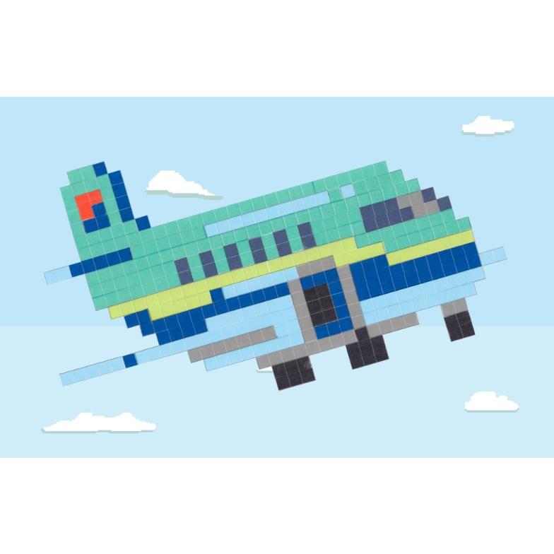 [MBB🇰🇷現貨附發票]韓國 Sinwoo 像素紙膠帶著色組18色 24卷紙膠帶 拼貼畫 馬賽克 PIXEL 方塊畫-細節圖7