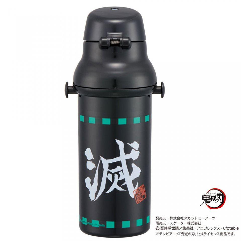 [MBB🇯🇵現貨附發票]日本 SKATER 鬼滅之刃 炭治郎 銀離子直飲水壺 480ml PSB5SANAG Ag+-細節圖2