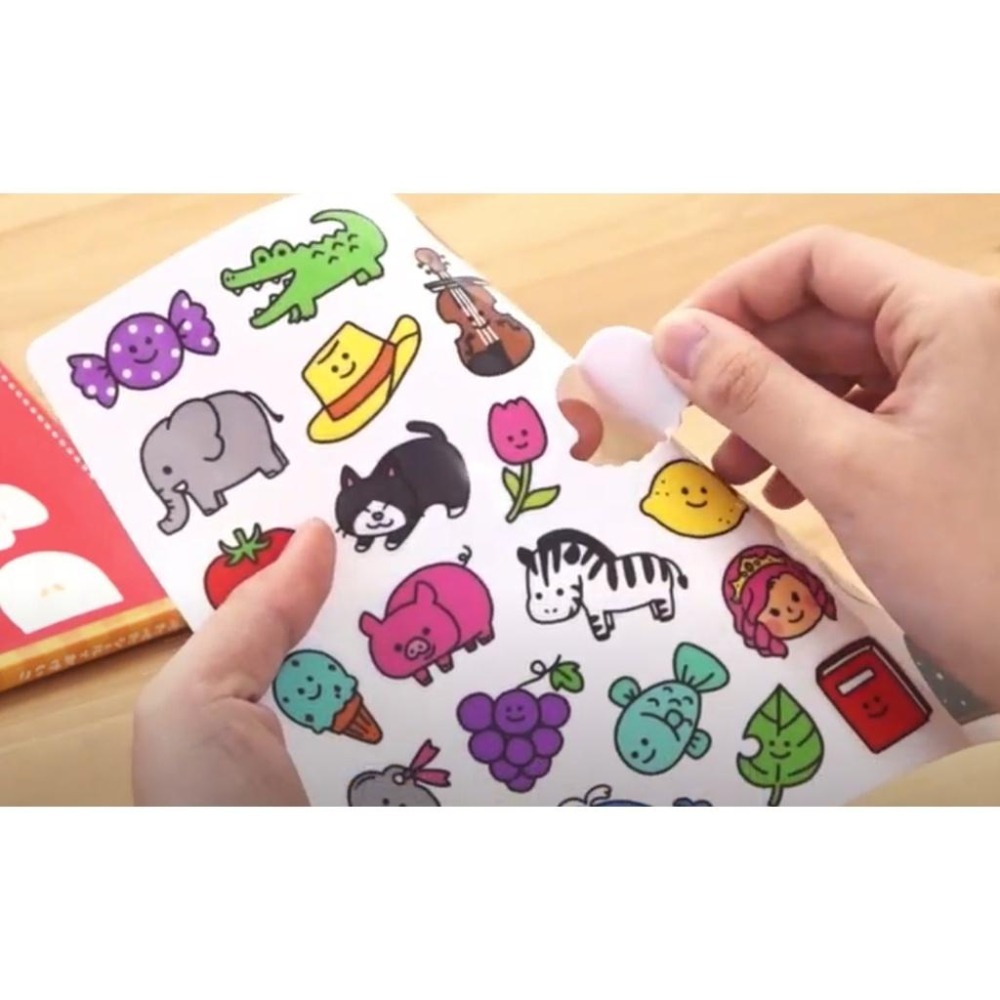 [MBB🇯🇵現貨附發票]日本 GINCHO銀鳥 學習貼紙書 可重複貼 認知 知育 貼紙書 手提貼紙書-細節圖3