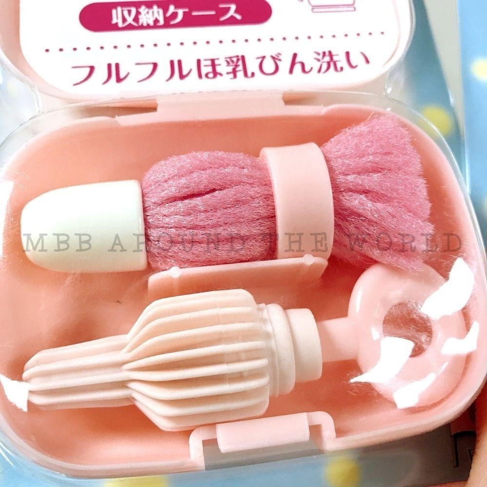 [MBB🇯🇵現貨附發票]日本 Sanko 攜帶式魔法奶瓶刷組 水瓶清潔刷 奶瓶清潔 奶嘴刷 旅行奶瓶刷-細節圖8