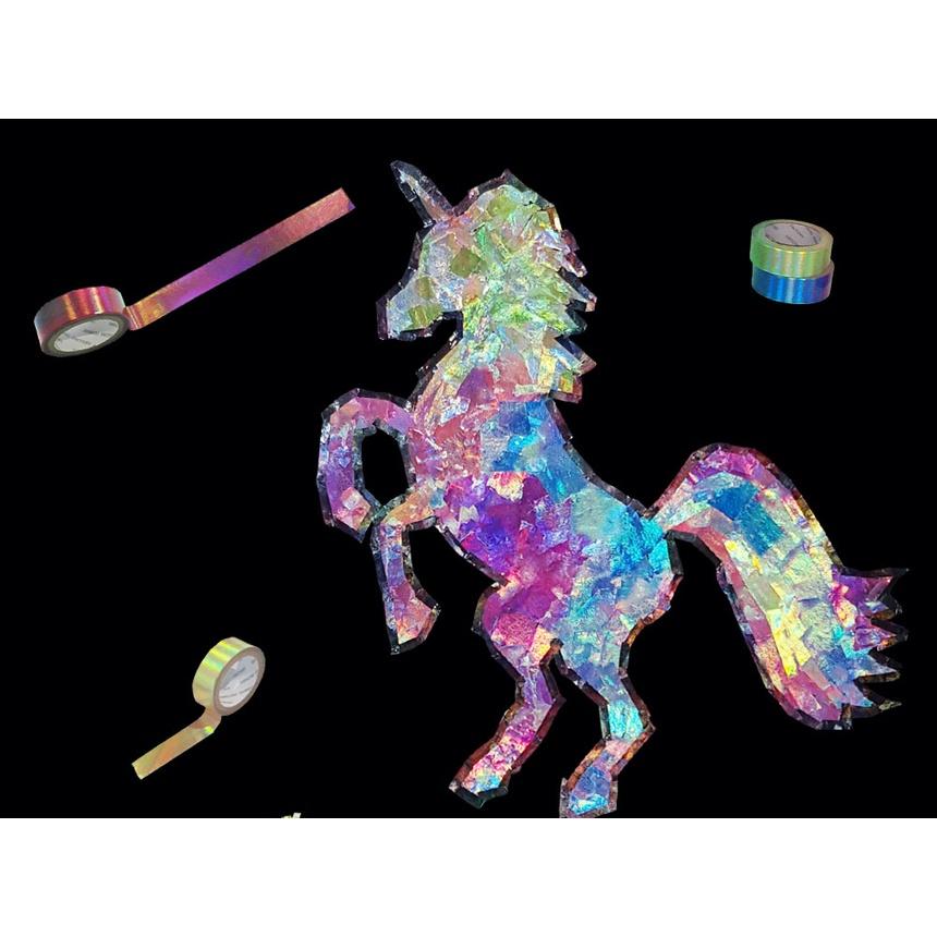 [MBB🇰🇷現貨附發票]韓國 Sinwoo 彩虹膜金屬感紙膠帶著色組12色 24卷紙膠帶 拼貼畫 炫彩 鐳射 炫彩紙膠帶-細節圖7