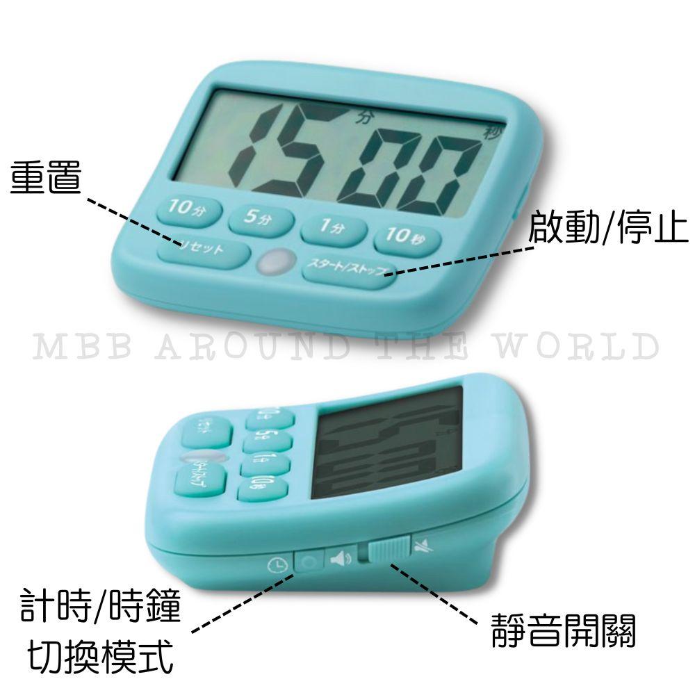 [MBB🇯🇵現貨附發票]日本 SONIC 專注力訓練電子計時器 時鐘 碼錶 倒數計時器 可靜音 斜面 LV-3051-細節圖8