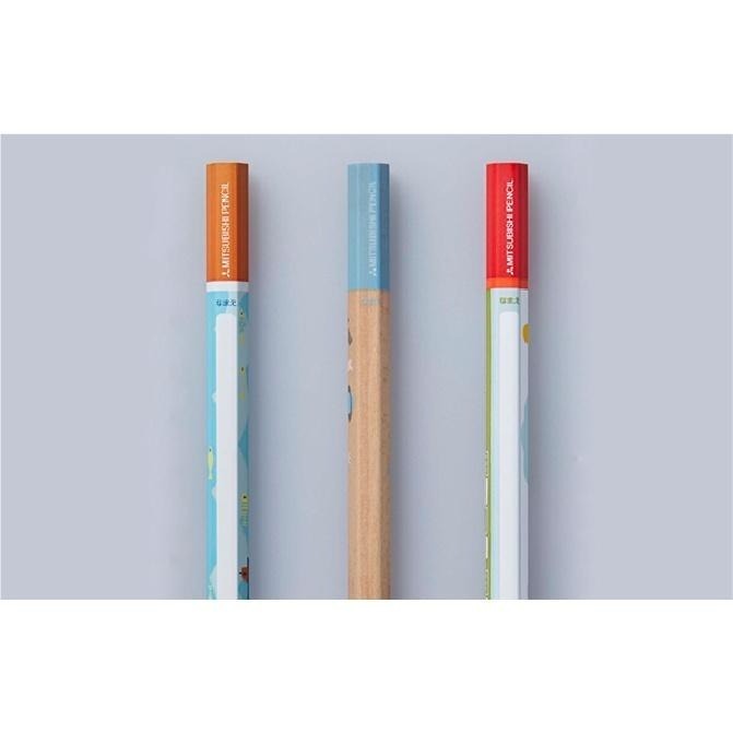 [MBB🇯🇵現貨附發票]日本UNI三菱 hahatoco 鉛筆 六角  HB B 2B 可代客刻字-細節圖2