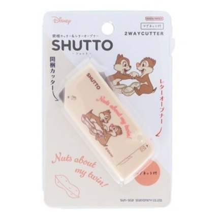 [MBB🇯🇵現貨附發票]日本 SUN-STAR SHUTTO 多功能磁吸攜帶型開箱拆信刀 2WAY 維尼 三眼怪 蛤-規格圖8