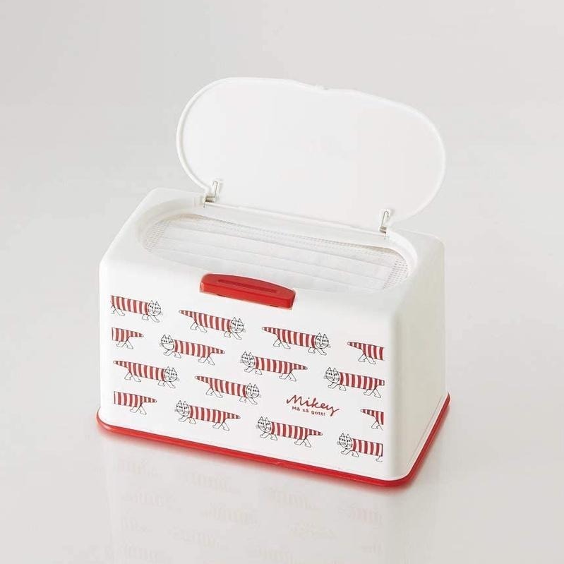 [MBB🇯🇵現貨免運]日本 SKATER 麗莎拉森 Lisa Larson Mikey貓 口罩收納盒 MKST1 保存盒-細節圖3