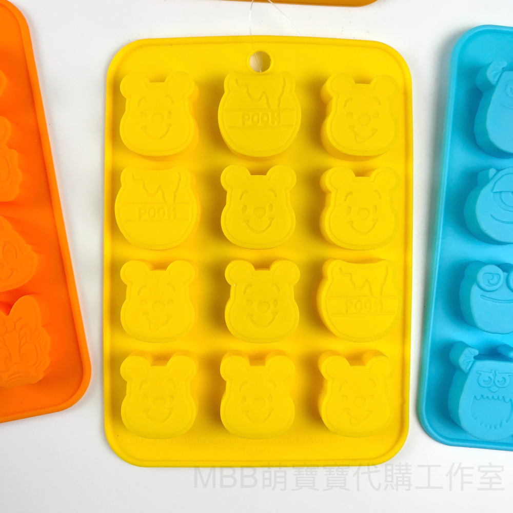[MBB🇯🇵現貨附發票]日本 DAISO 大創 矽膠巧克力模具 冰塊盒 滴膠模 果凍盒 迪士尼 維尼 米奇 奇奇蒂蒂-細節圖8