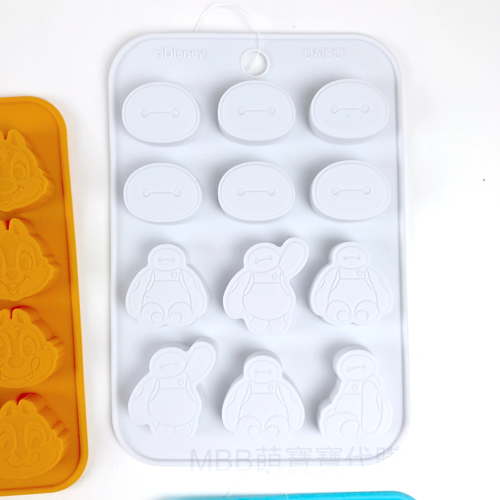 [MBB🇯🇵現貨附發票]日本 DAISO 大創 矽膠巧克力模具 冰塊盒 滴膠模 果凍盒 迪士尼 維尼 米奇 奇奇蒂蒂-細節圖10