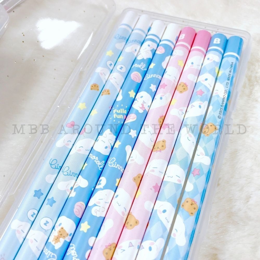 [MBB🇰🇷現貨附發票]韓國 三麗鷗 8入鉛筆收納盒組 庫洛米 美樂蒂 大耳狗 文具組-細節圖5