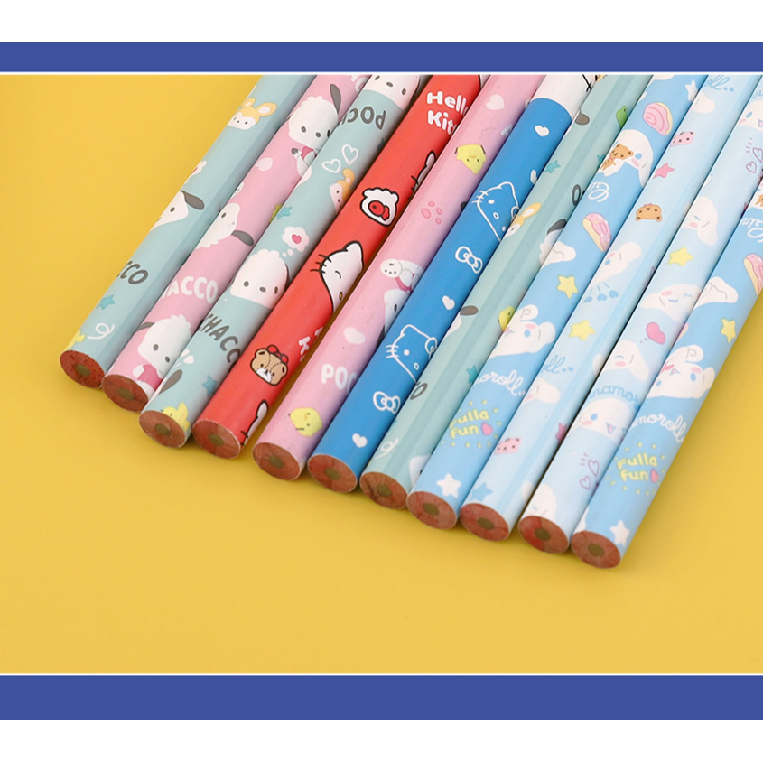 [MBB🇰🇷現貨附發票]韓國 三麗鷗 8入鉛筆收納盒組 庫洛米 美樂蒂 大耳狗 文具組-細節圖6