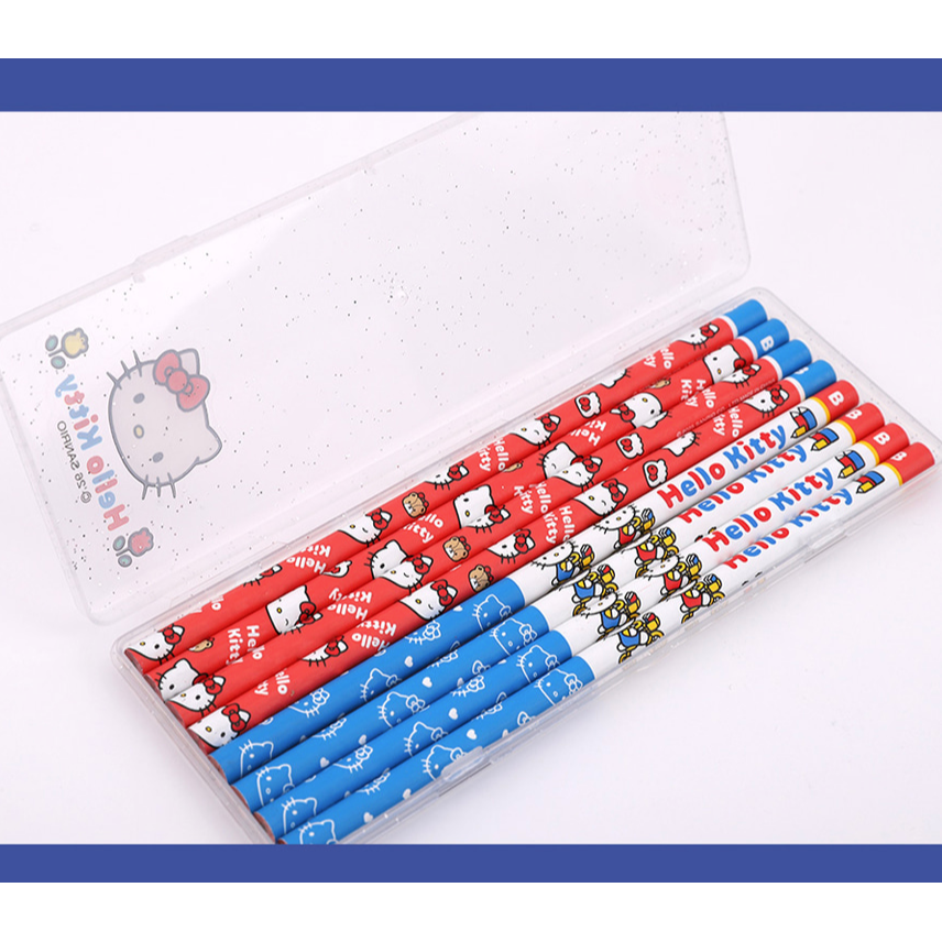 [MBB🇰🇷現貨附發票]韓國 三麗鷗 8入鉛筆收納盒組 庫洛米 美樂蒂 大耳狗 文具組-細節圖7