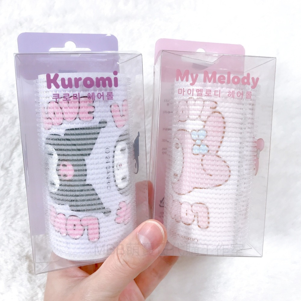 [MBB🇰🇷現貨附發票]韓國 庫洛米 美樂蒂 KITTY 52mm髮捲 空氣瀏海 瀏海捲 大髮捲-細節圖2